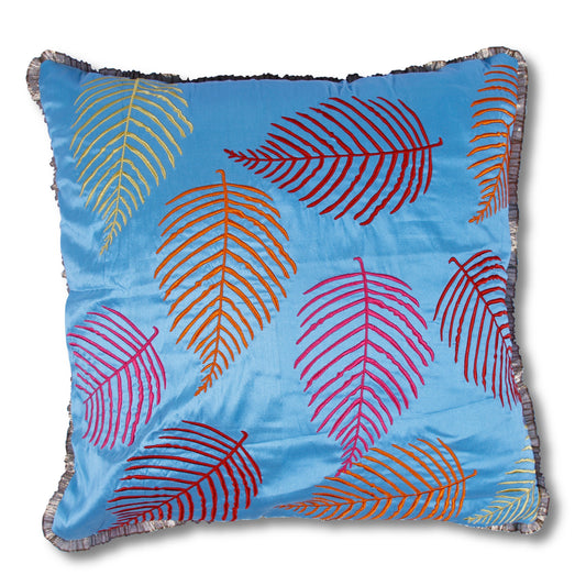 Embroidered Cushion Cover - Multicolour (Set of 1)