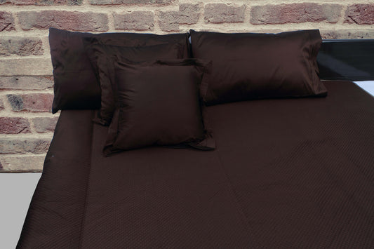 Silk Bedspread - Brown