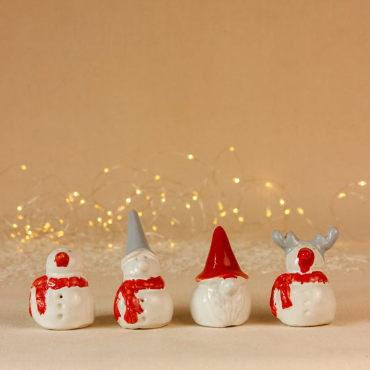 Christmas Miniature Candle Sculptures
