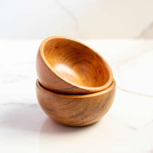 Wooden Baby Bowls (Set of 2)