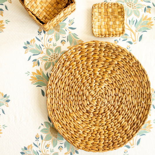 Water Hyacinth Concentric Weave Table Mat (Set of 6)