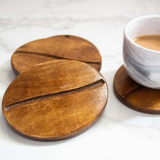 Wooden Bitter Coasters ( Set of 6 )