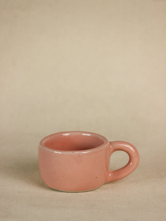 The Orby House Pastel Pink Hand Pinched Ceramic Coffee / Tea Mug