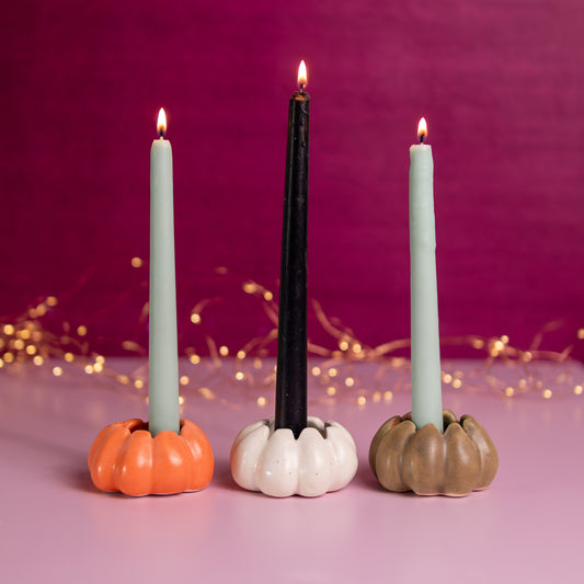 The Orby House Pumpkin Tealight Candle Holder
