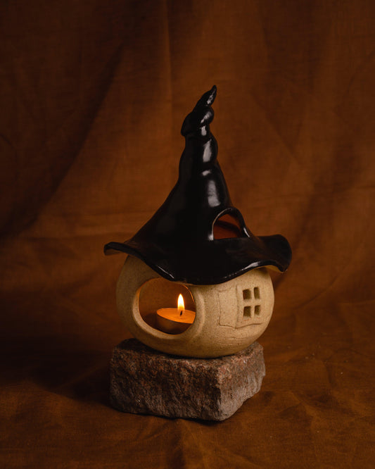 The Orby House Witch House Tealight Candle holder