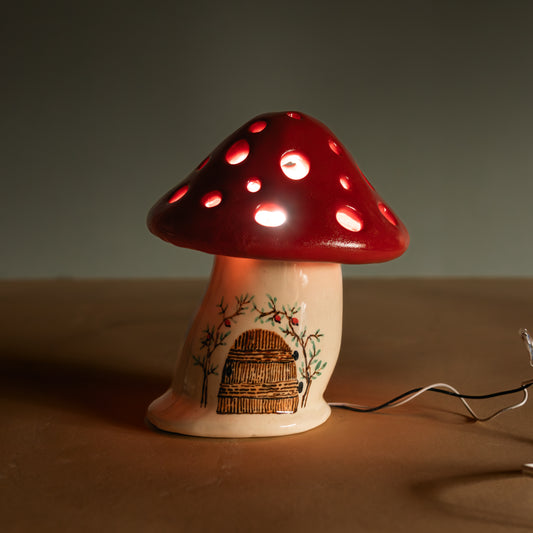The Orby House Jazzy Mushroom Lamp