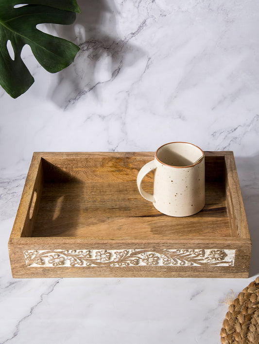 The Table Fable Etched Wooden Tray