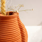 Terracotta Brown and Twisted Vol. I Vase