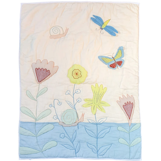 Kiara Spring Garden Patchwork Quilt by The Merry Maison