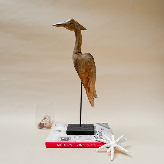 Shop Home Artisan Emmeline Wooden Bird Sculpture (Large) on Alanqrit