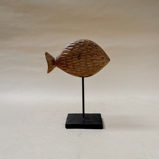 Shop Home Artisan Cavendish Wooden Fish Sculpture (Small) on Alanqrit