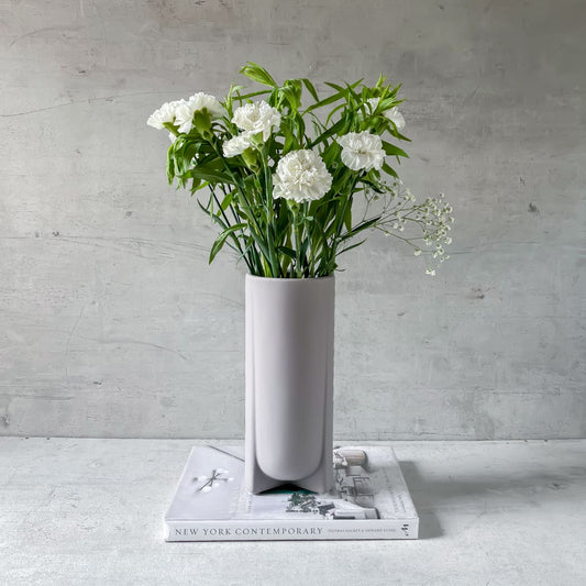 Bardo Grey Ceramic Vase