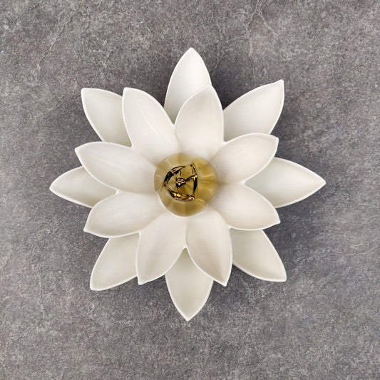 Lotus Flower Ceramic Wall Sculptures - Large