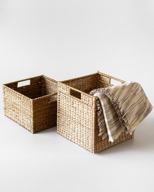 Wicker storage baskets online on Alanqrit
